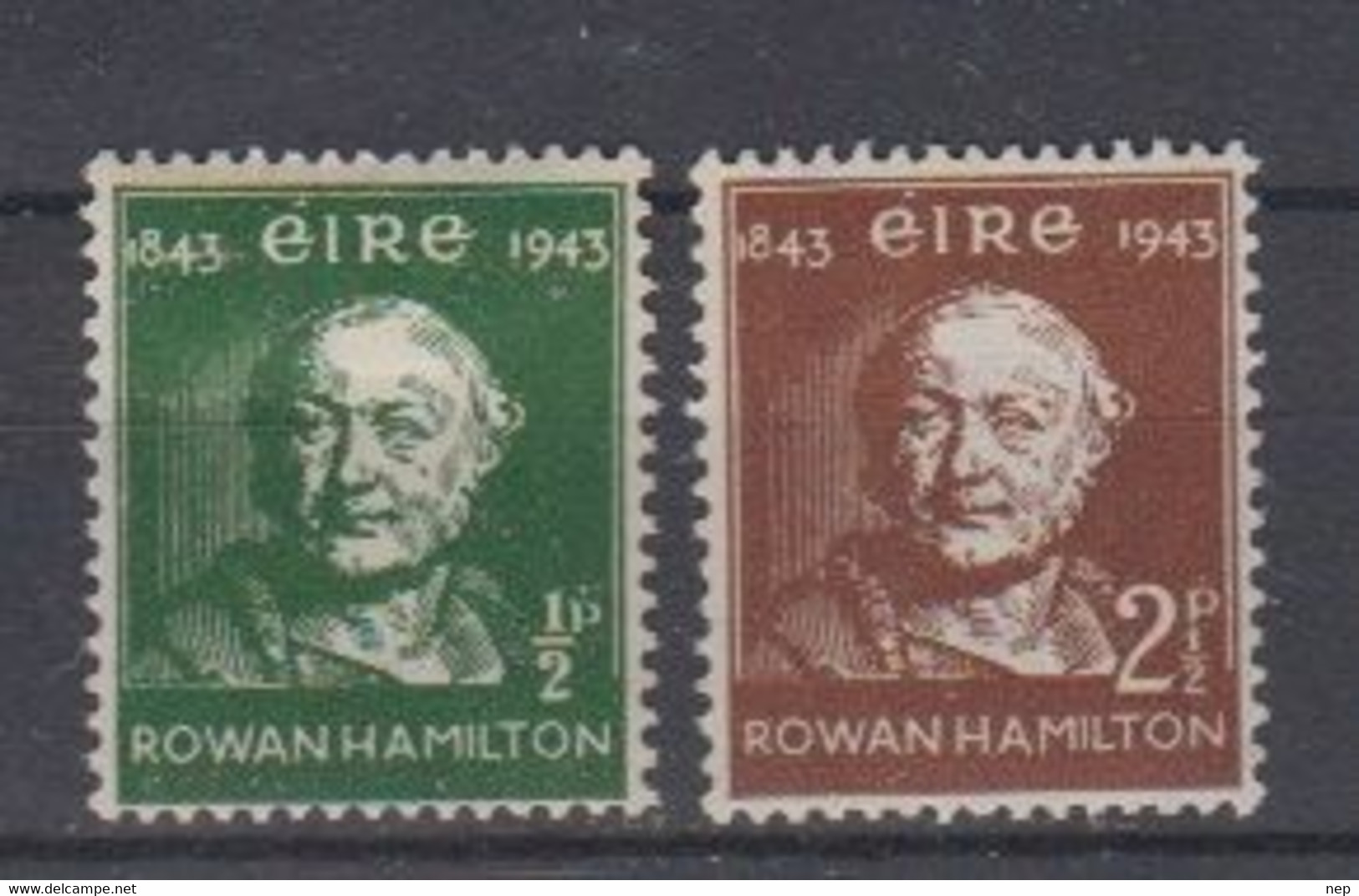 IERLAND - Michel - 1943 - Nr 91/92 - MH*/MNH** - Unused Stamps