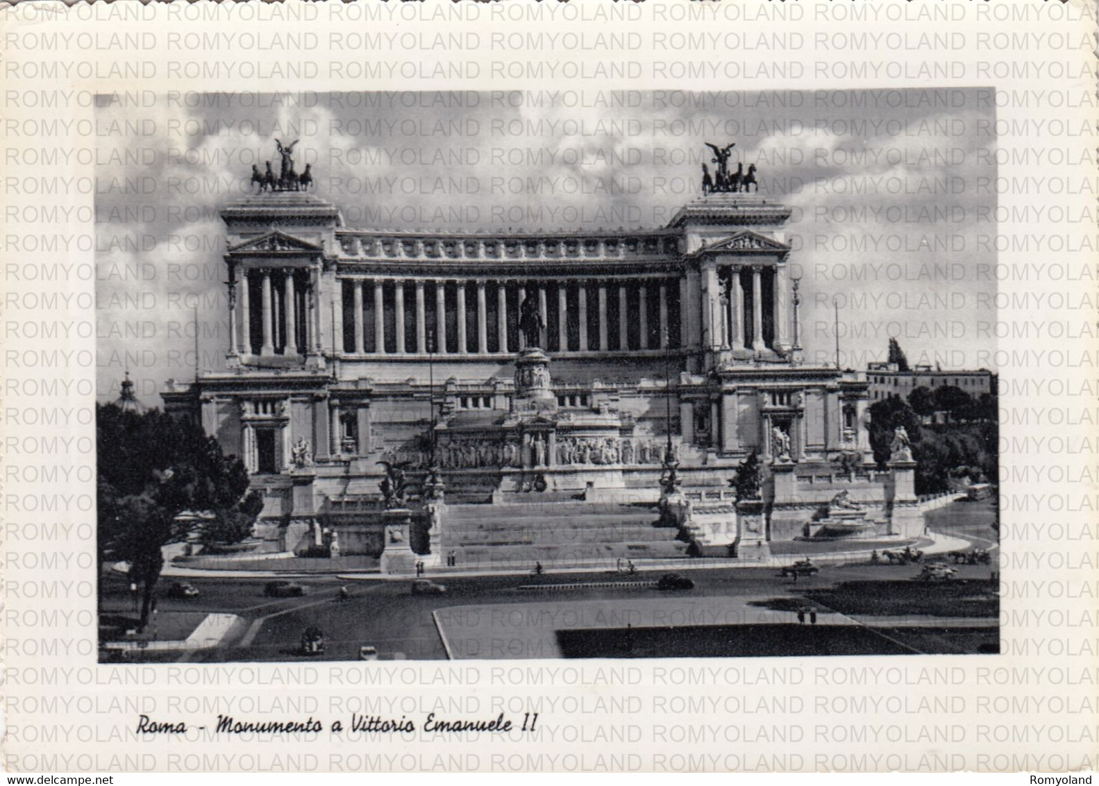 CARTOLINA  ROMA,LAZIO,MONUMENTO A VITTORIO EMANUELE II-STORIA,MEMORIA,CULTURA,RELIGIONE,BELLA ITALIA,VIAGGIATA 1953 - Altare Della Patria
