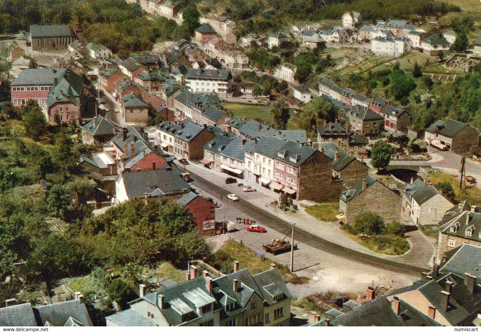 Houffalize Belle Vue Aérienne Du Village - Houffalize