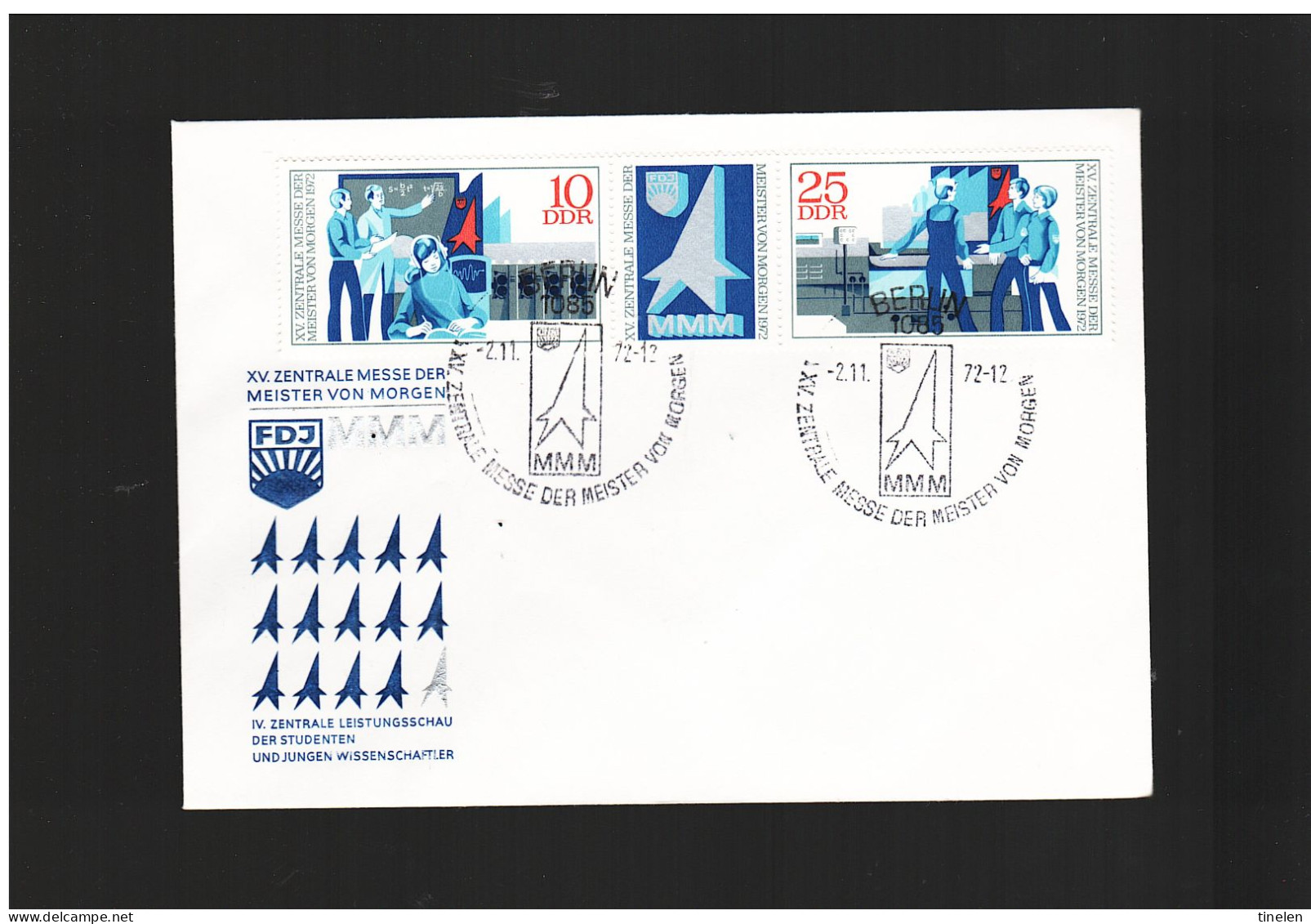 Germania Est- Ddr - 1971 Fdc 125 ° DELLA KARL ZEISS JENA - 1971-1980