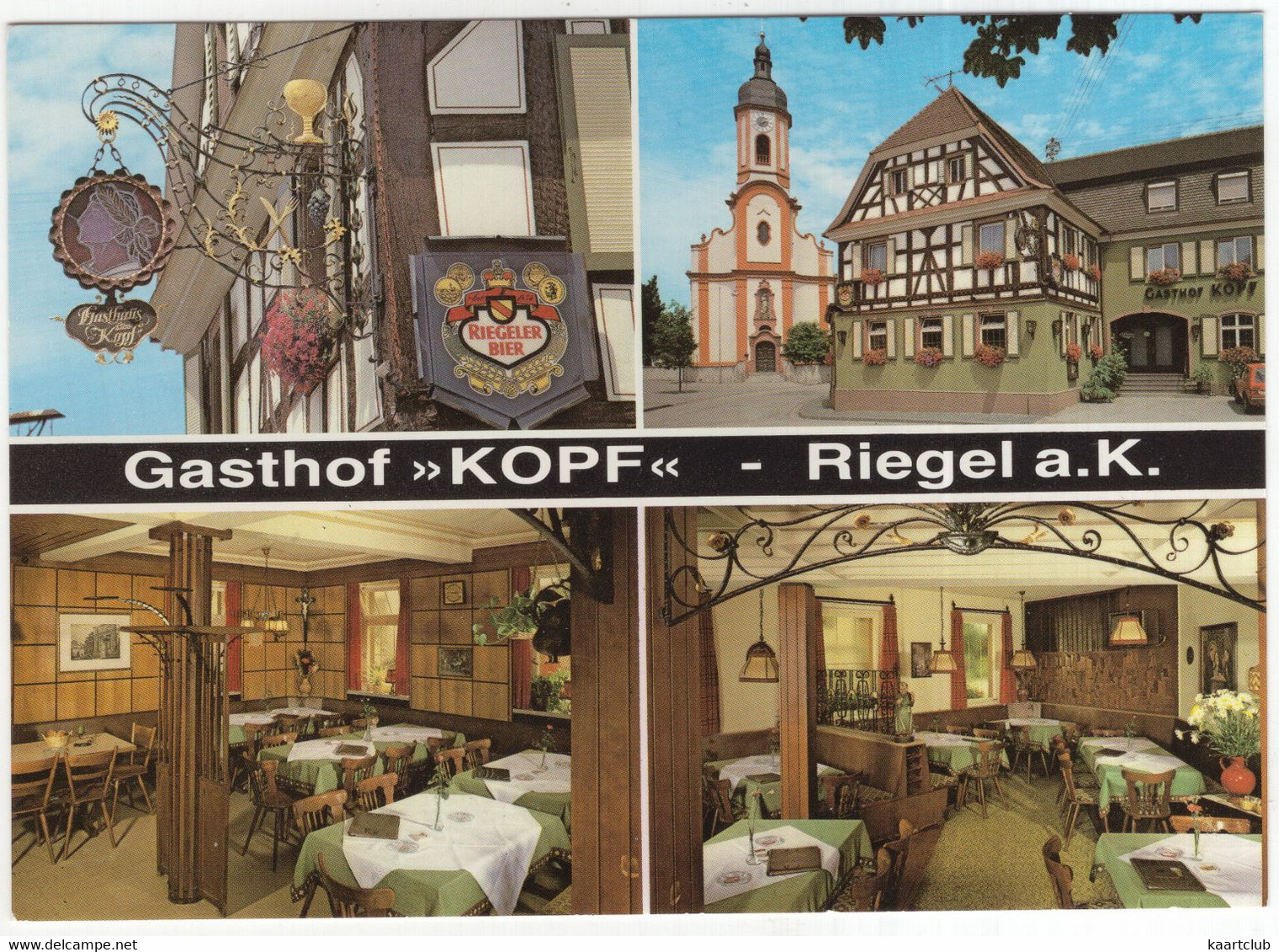 Riegel Am Kaiserstuhl - Gasthof 'Kopf', Bes. Familie W. Reck, Hauptstraße 30 - (Deutschland) - Emmendingen
