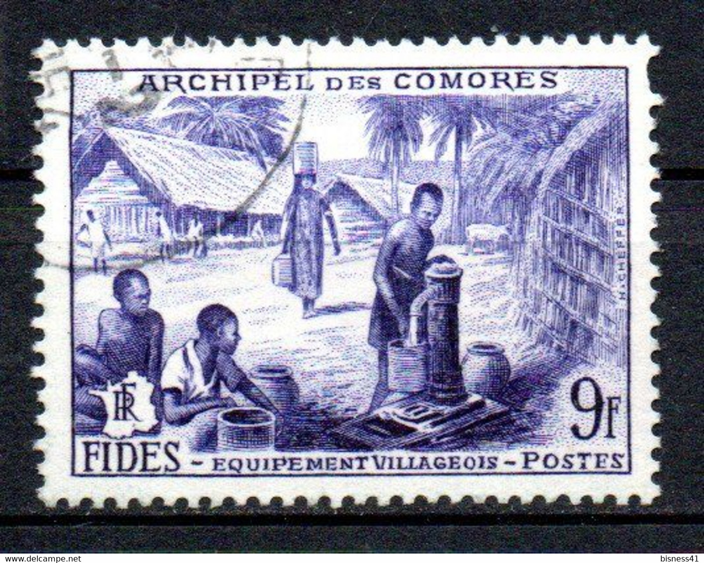 Col32 Colonie Comores N° 14 Oblitéré  Cote : 2,00 € - Used Stamps