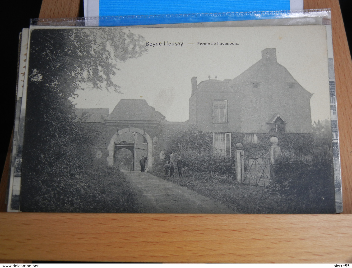 BEYNE-HEUSAY - FERME DE FAYENBOIS - PERSONNAGES- BE - OBLIT 1919 - Beyne-Heusay