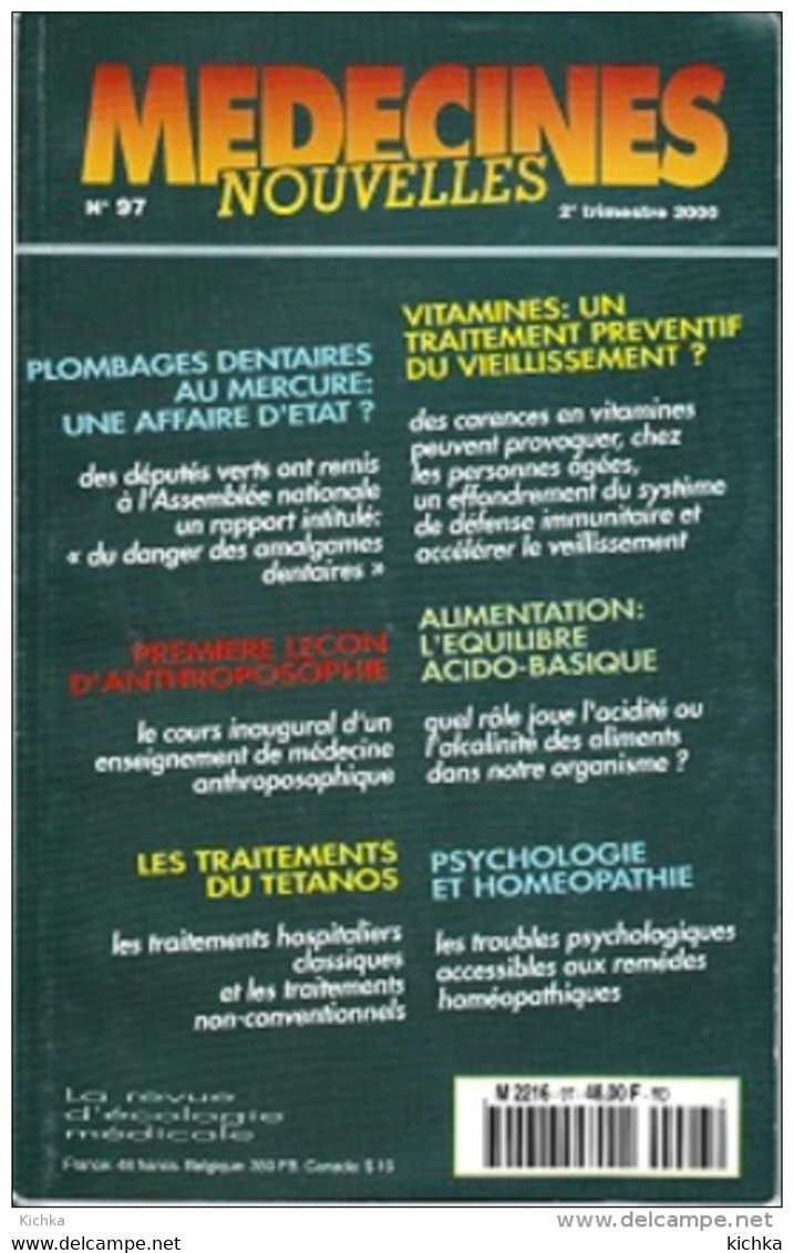 Revue Médecines Nouvelles N° 97 - Médecine & Santé