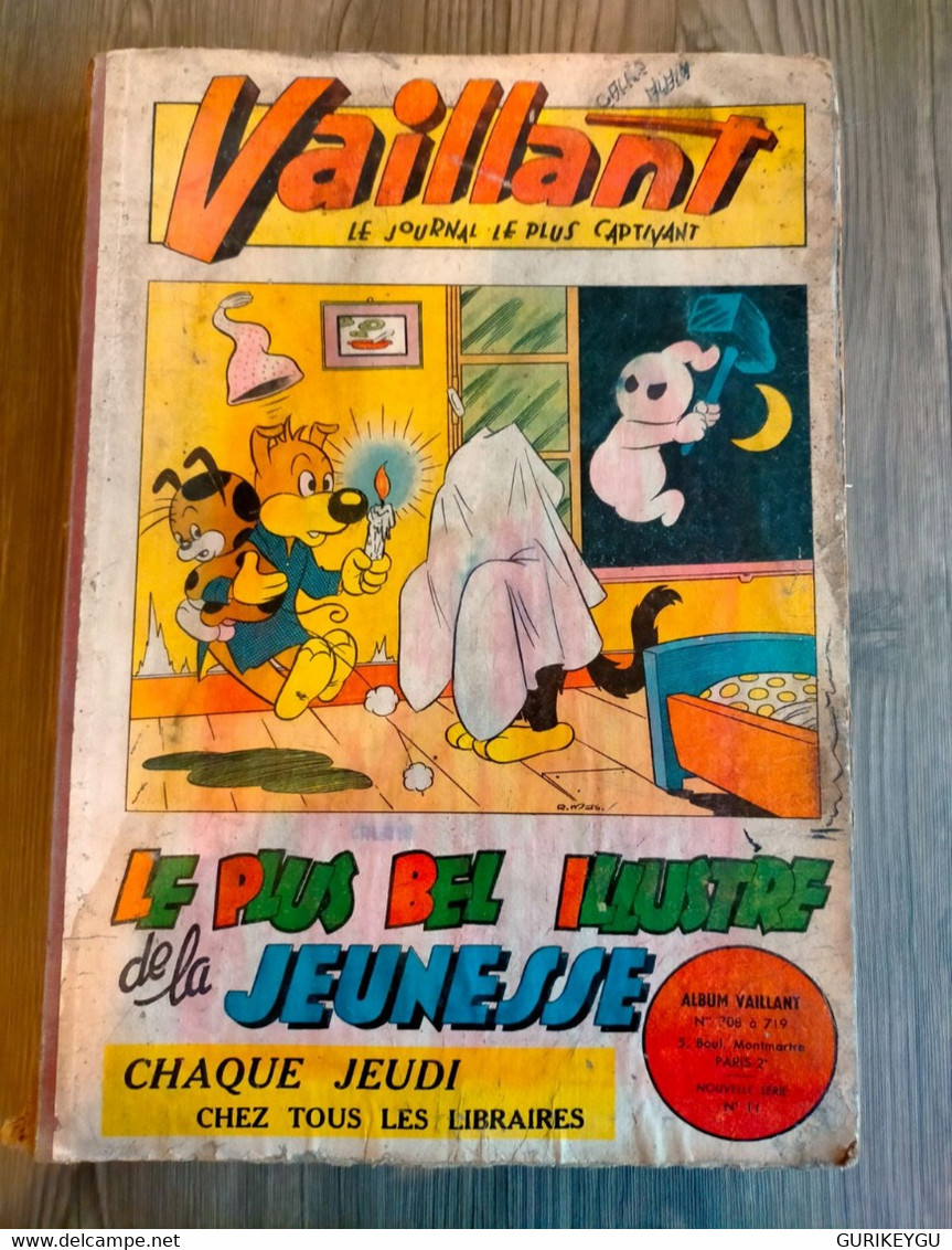 Album VAILLANT N° 11 N 708.709.710.711.712.713.714.715.716.717.718.719 - 1958/59 Les Pionniers De L'espérance CEZARD PIF - Pif & Hercule