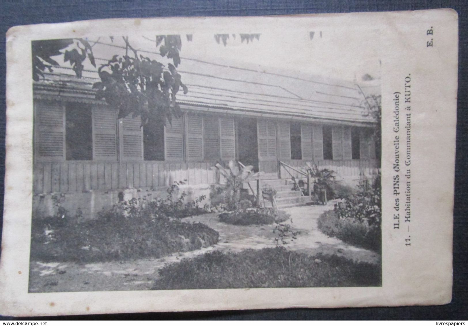 Caledonie Ile Des Pins Kuto Habitation Commandant Cpa - Nouvelle-Calédonie