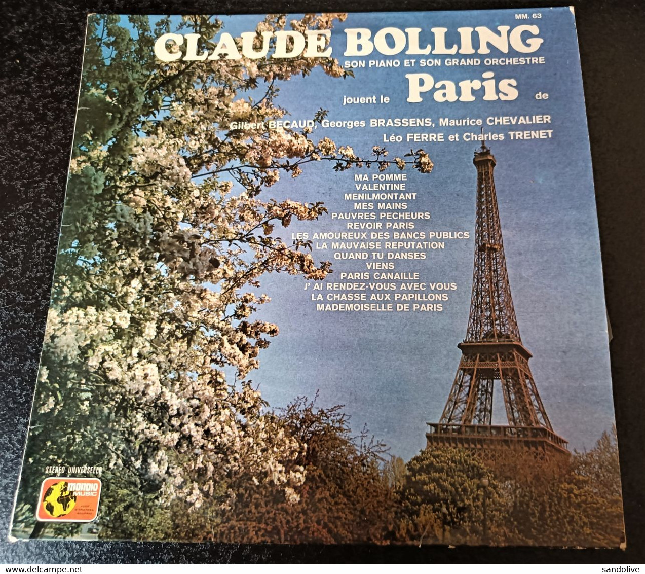 Claude Bolling Son Piano Et Son Grand Orchestre Vinyle 33 Tours - Instrumental