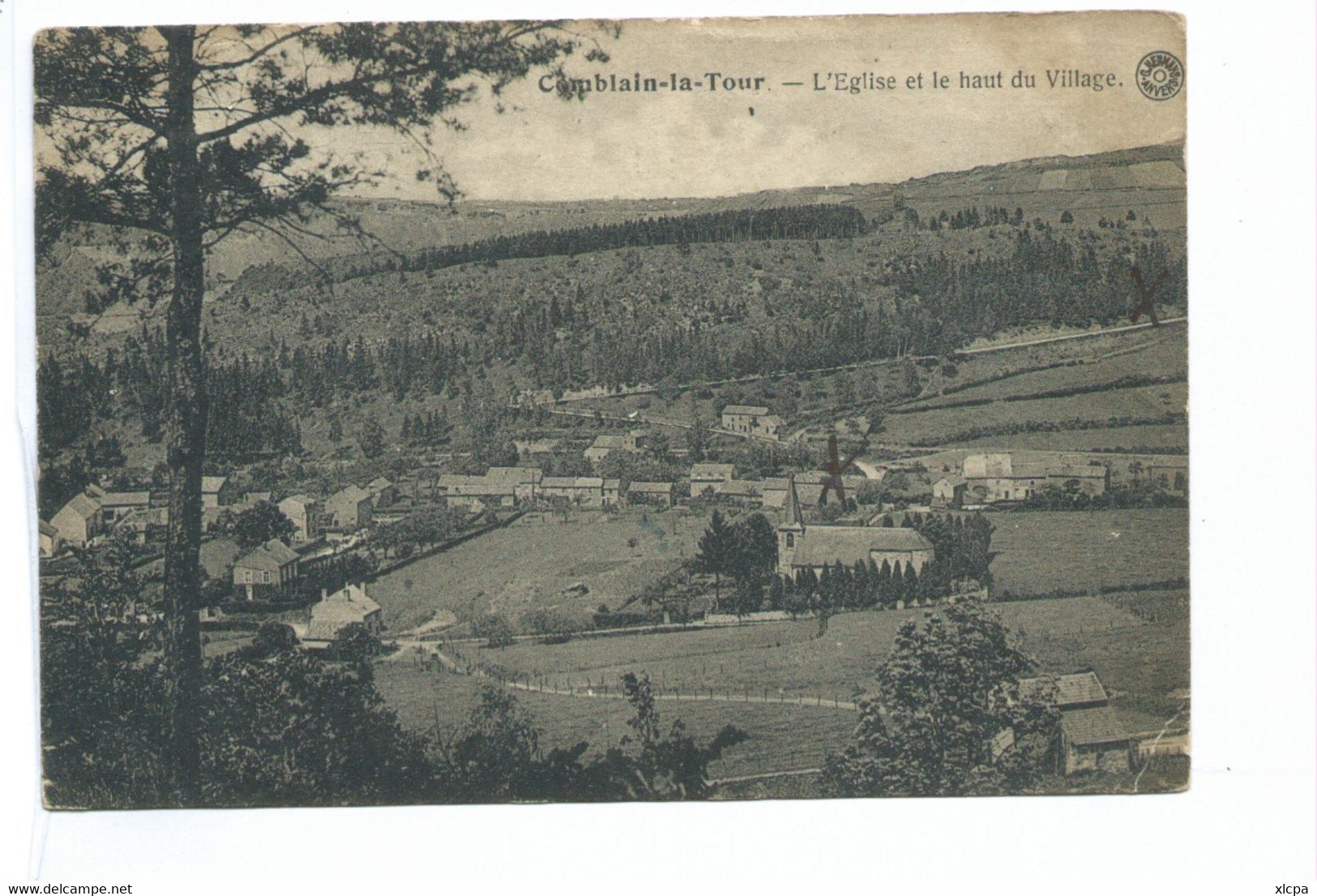 Comblain La Tour Eglise Et Le Haut Du Village - Hamoir