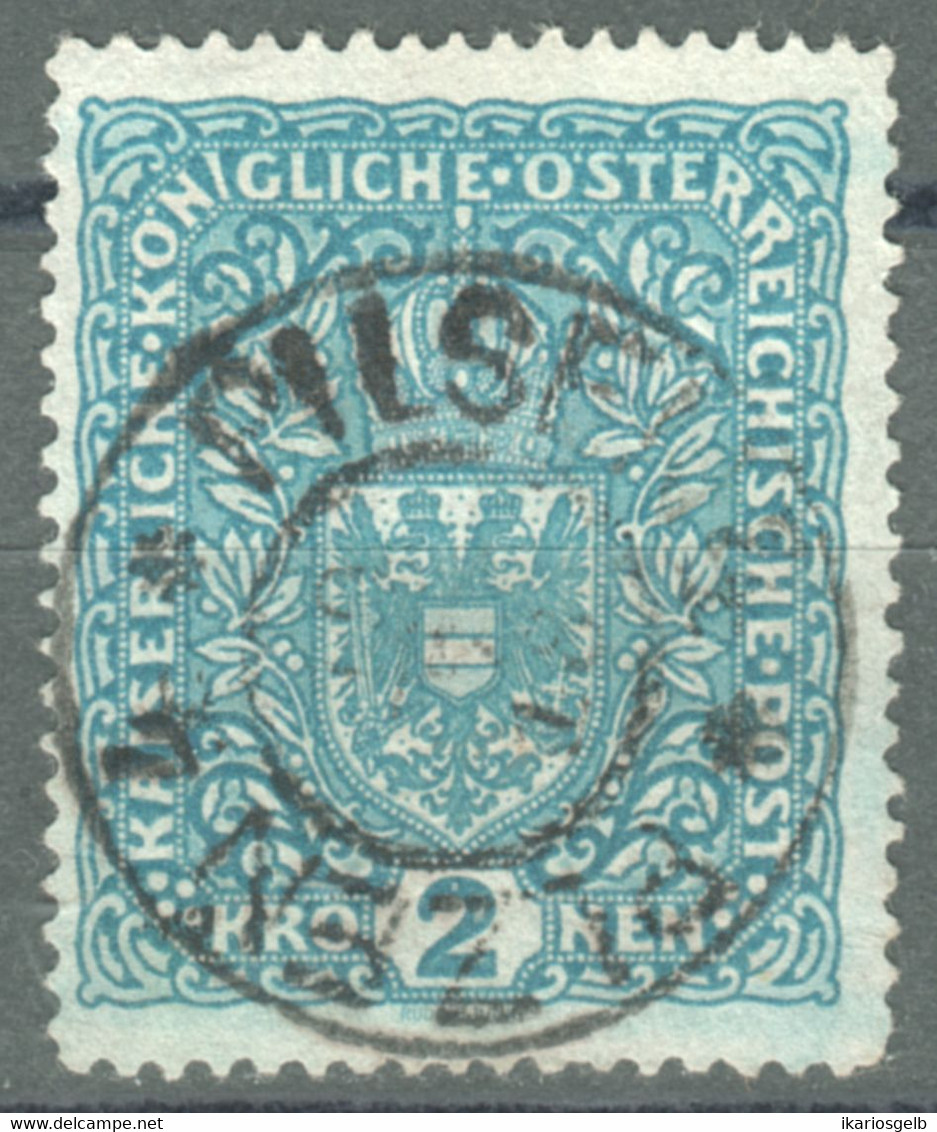 Tschechoslowakei CSR 1917 Marke Österreich +204 + Zentrischer O PILSEN PLZN - ...-1918 Vorphilatelie