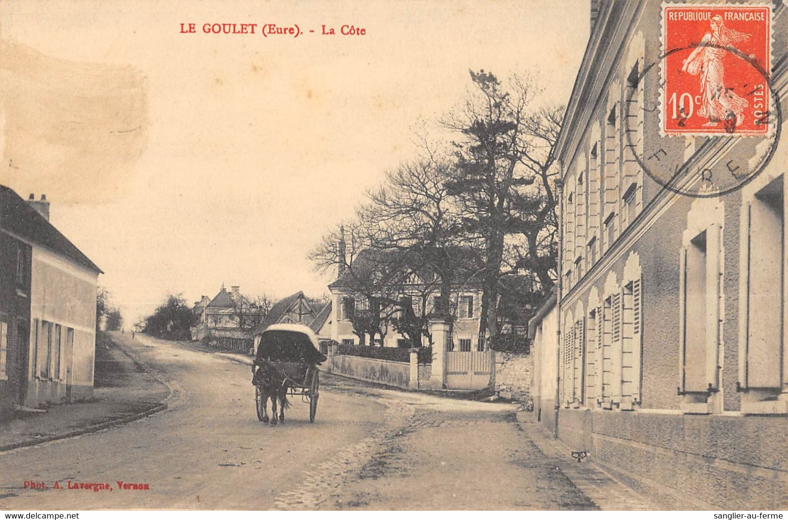 CPA 27 LE GOULET LA COTE - Sonstige & Ohne Zuordnung