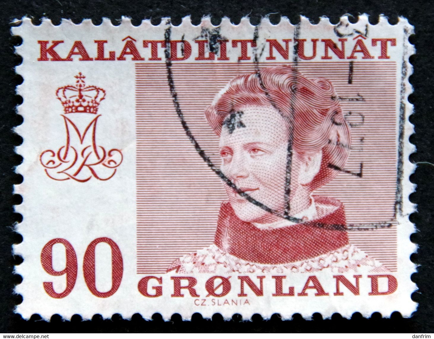 Greenland 1974  Queen Margrethe II   MiNr.90   ( Lot H 866  ) - Usados