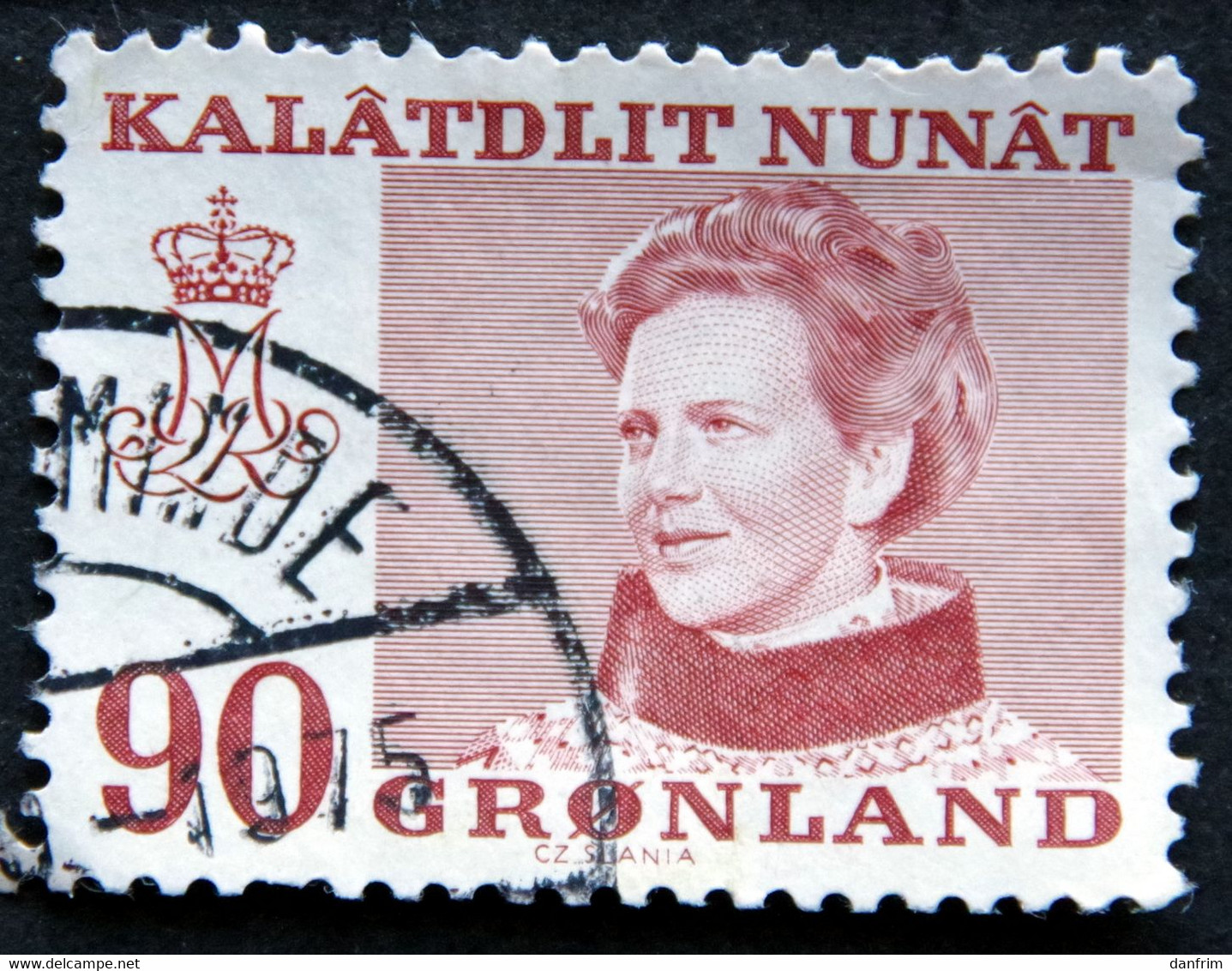 Greenland 1974  Queen Margrethe II   MiNr.90   ( Lot H 867  ) - Usados