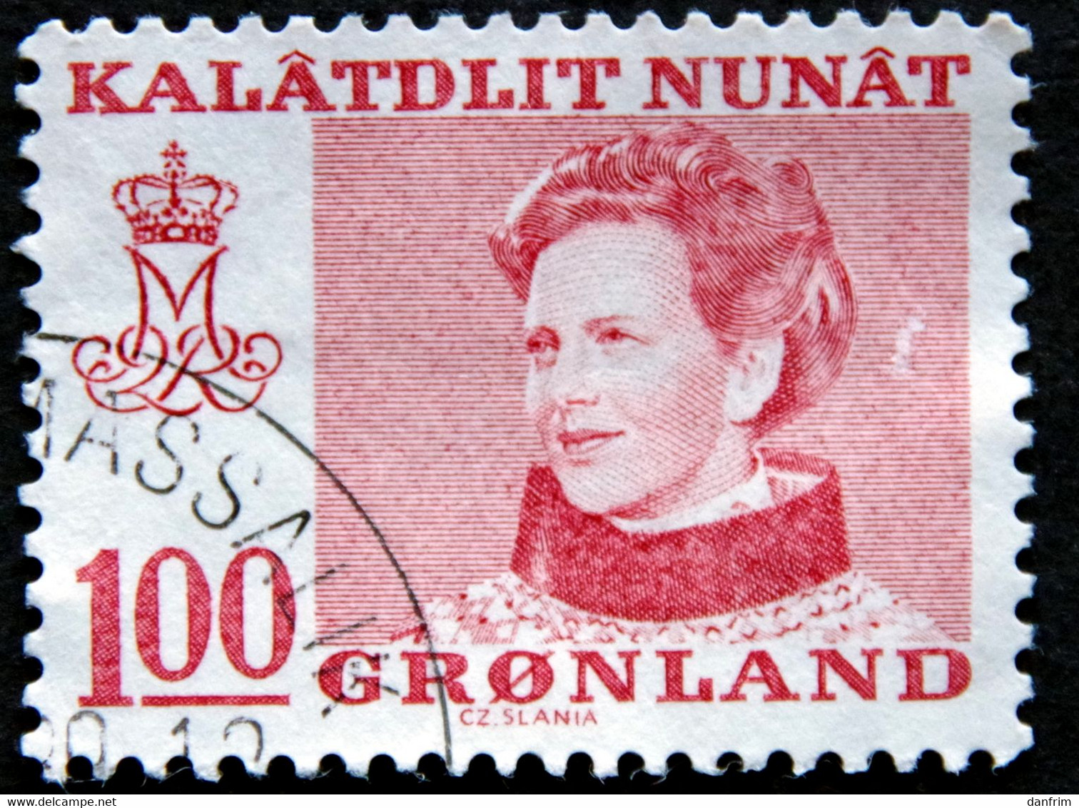 Greenland 1977  Queen Margarethe II.MiNr.101Y ( Lot H 873) - Usati