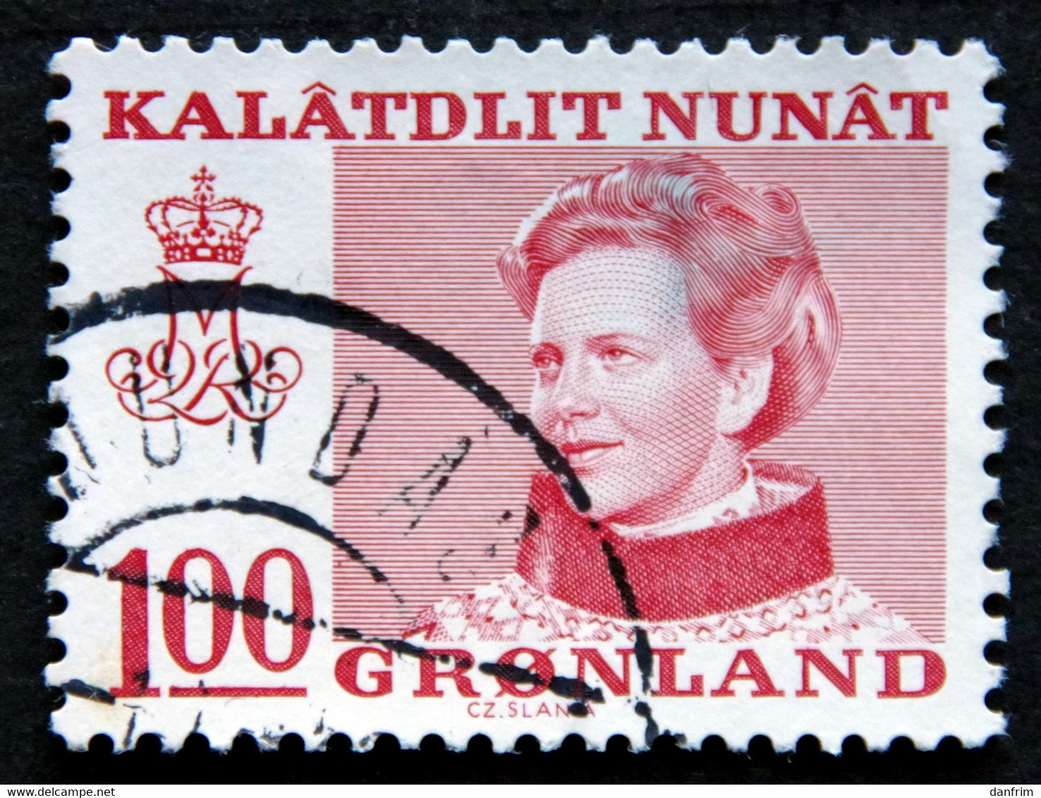 Greenland 1977  Queen Margarethe II.MiNr.101X ( Lot H 878) - Gebraucht