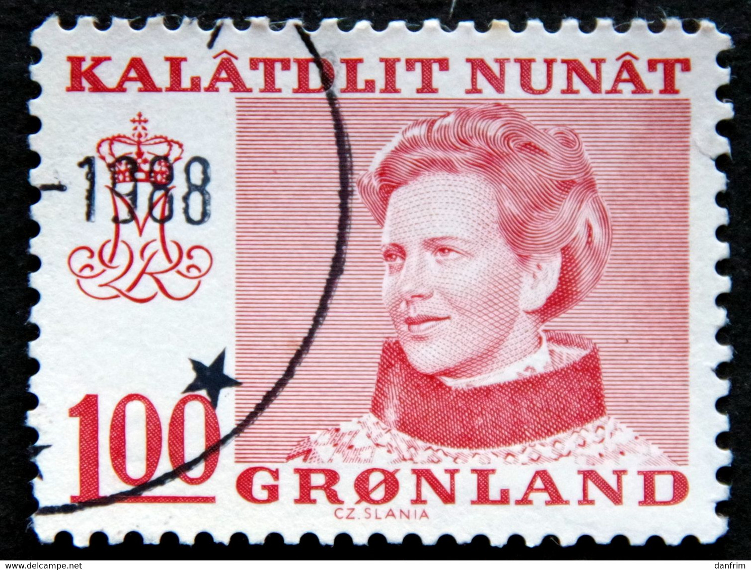 Greenland 1977  Queen Margarethe II.MiNr.101X ( Lot H 880) - Gebraucht