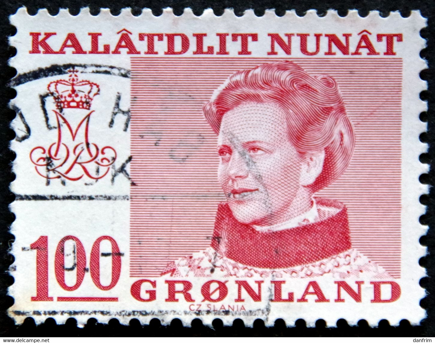 Greenland 1977  Queen Margarethe II.MiNr.101X ( Lot H 881) - Usati