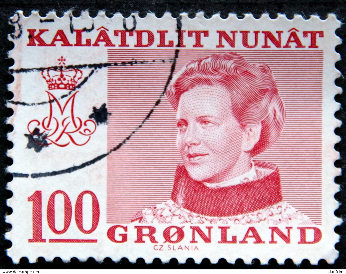 Greenland 1977  Queen Margarethe II.MiNr.101X ( Lot H 882) - Usados