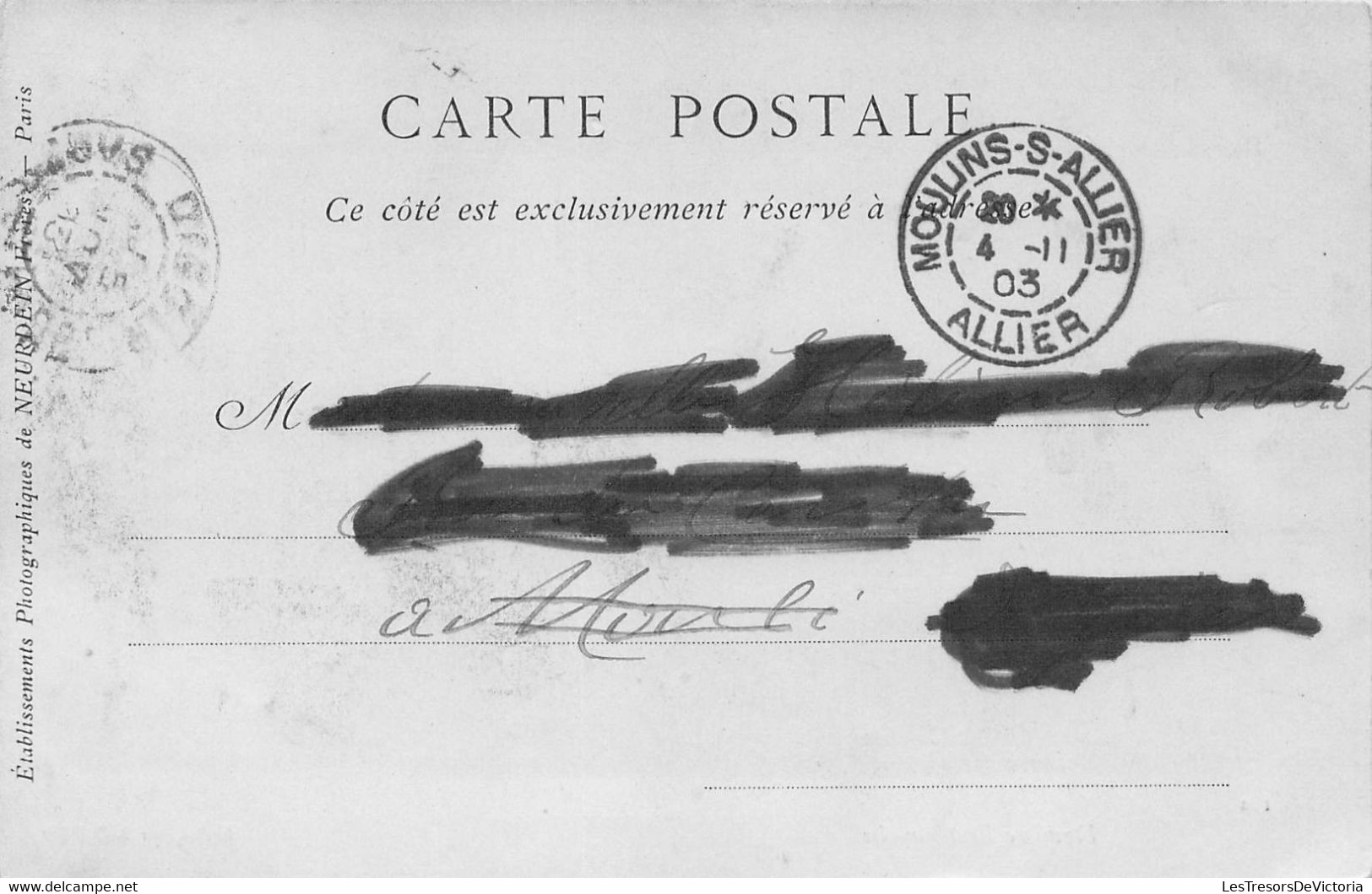 CPA Agriculture - Fermière Bourbonnaise - Oblitérée Allier 1903 - Dos Non Divissé - Etabl. Phot. De Neurdein Frères - Boerderijen