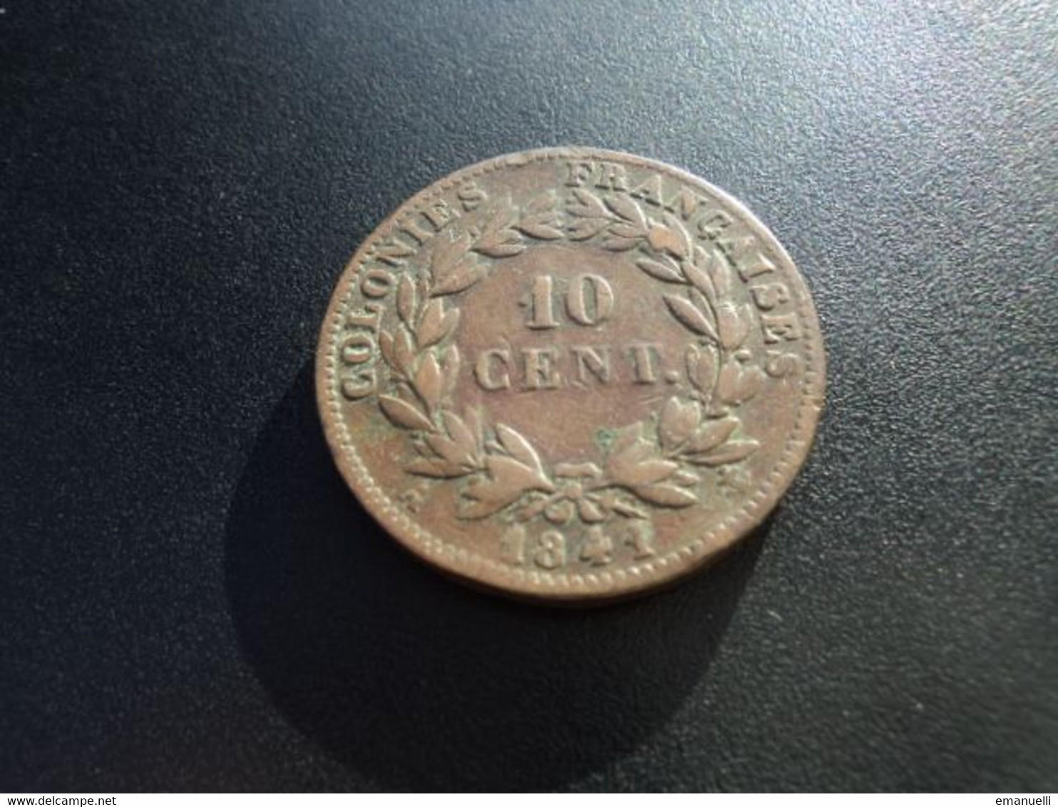 COLONIE FRANÇAISE : GUADELOUPE : 10 CENT.   1841 A   G.316 * / KM 13      TB+ / TTB - Colonie Francesi (1817-1844)