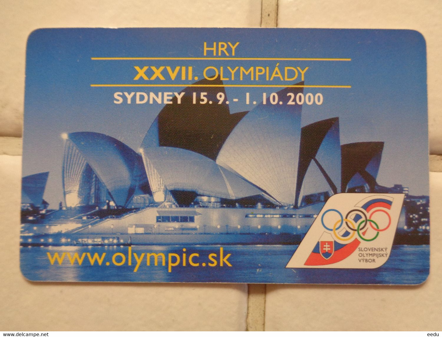 Slovenia Phonecard - Jeux Olympiques