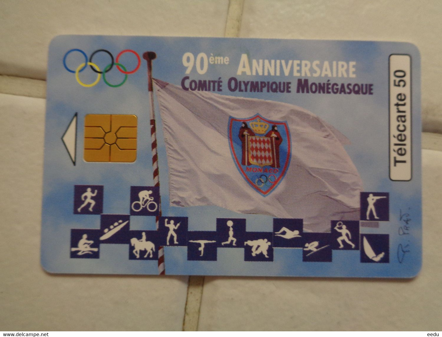 Monaco Phonecard - Giochi Olimpici