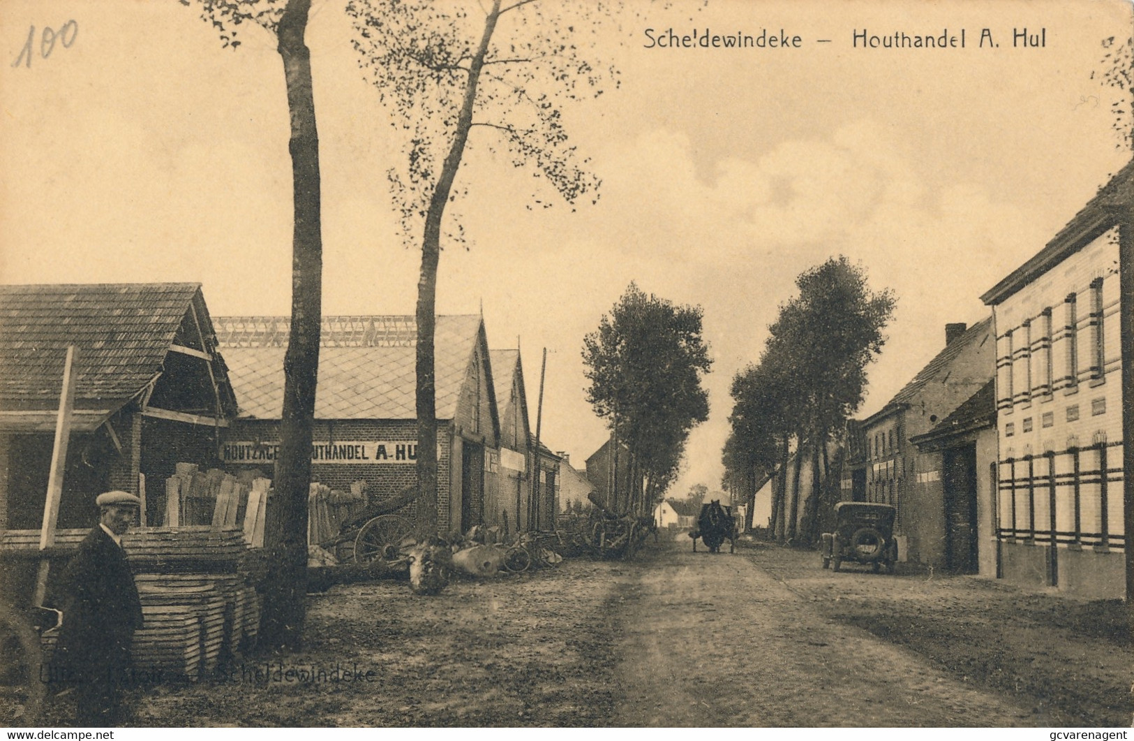 SCHELDEWINDEKE   HOUTHANDEL A.HUL       2 SCANS - Oosterzele