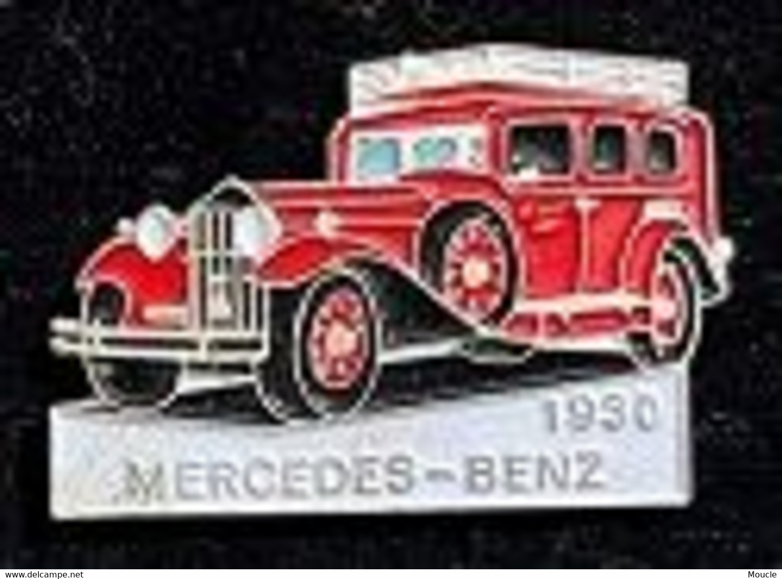 MERCEDES BENZ 1930 - ROUGE N°146 - SAPEURS POMPIERS - FEUEWEHRAUTO - VOITURE POMPIERS -CAR - AUTOMOBILE -     (30) - Firemen