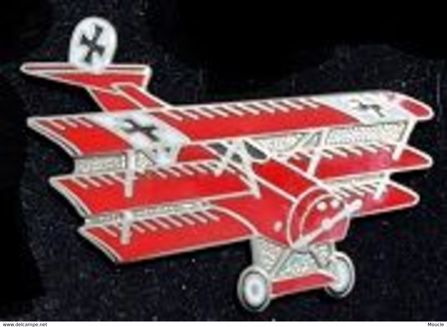 AVION ROUGE  - RED PLANE - FOKKER ALLEMAND - DEUTSCHLAND - GUERRE 1914/1918 - 5,5cm / 4cm - EGF- FLUGZEUG - AEREO - (29) - Airplanes