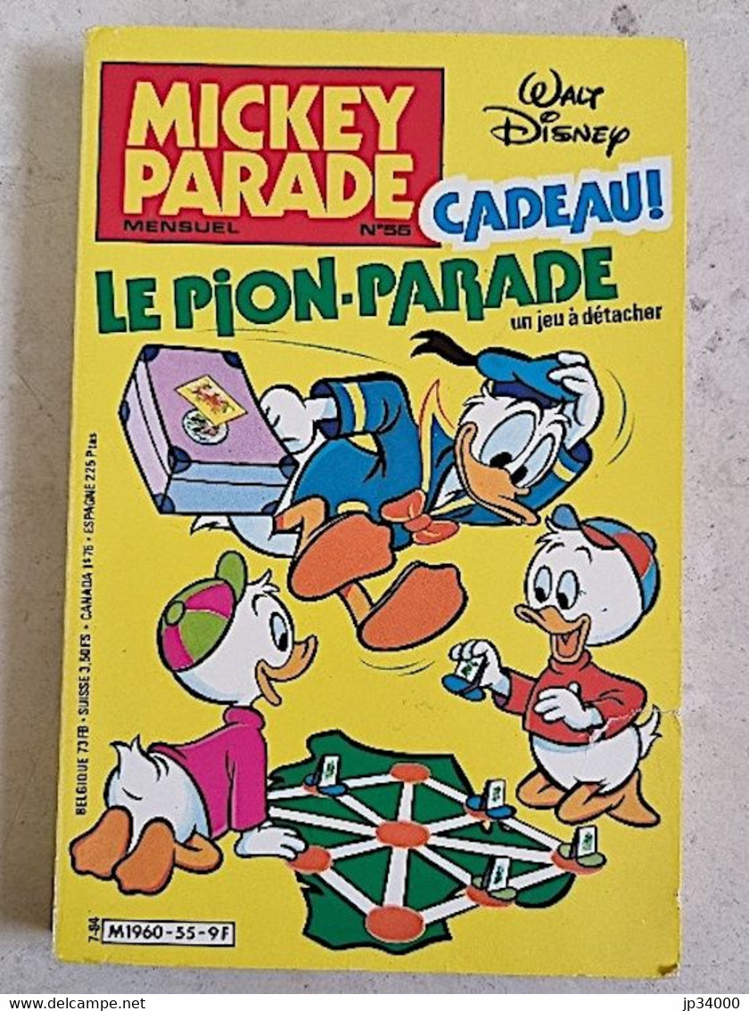 MICKEY PARADE  N°55. Le Pion Parade. Juillet 1984. TBE - Mickey Parade