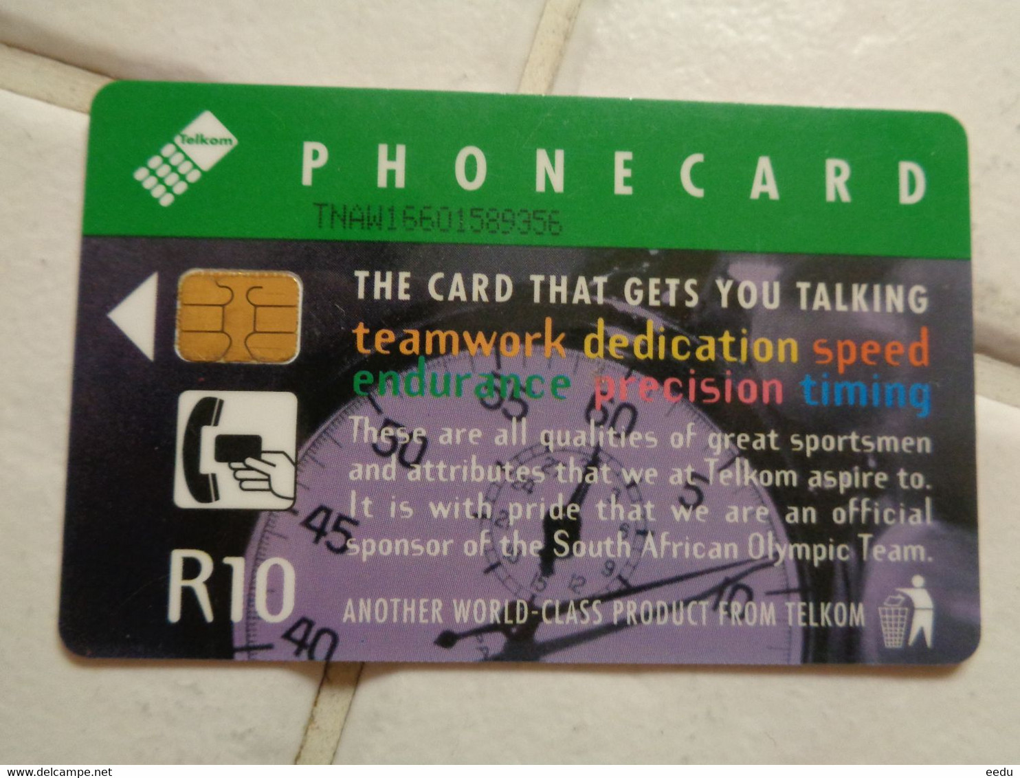 South Africa Phonecard - Olympic Games