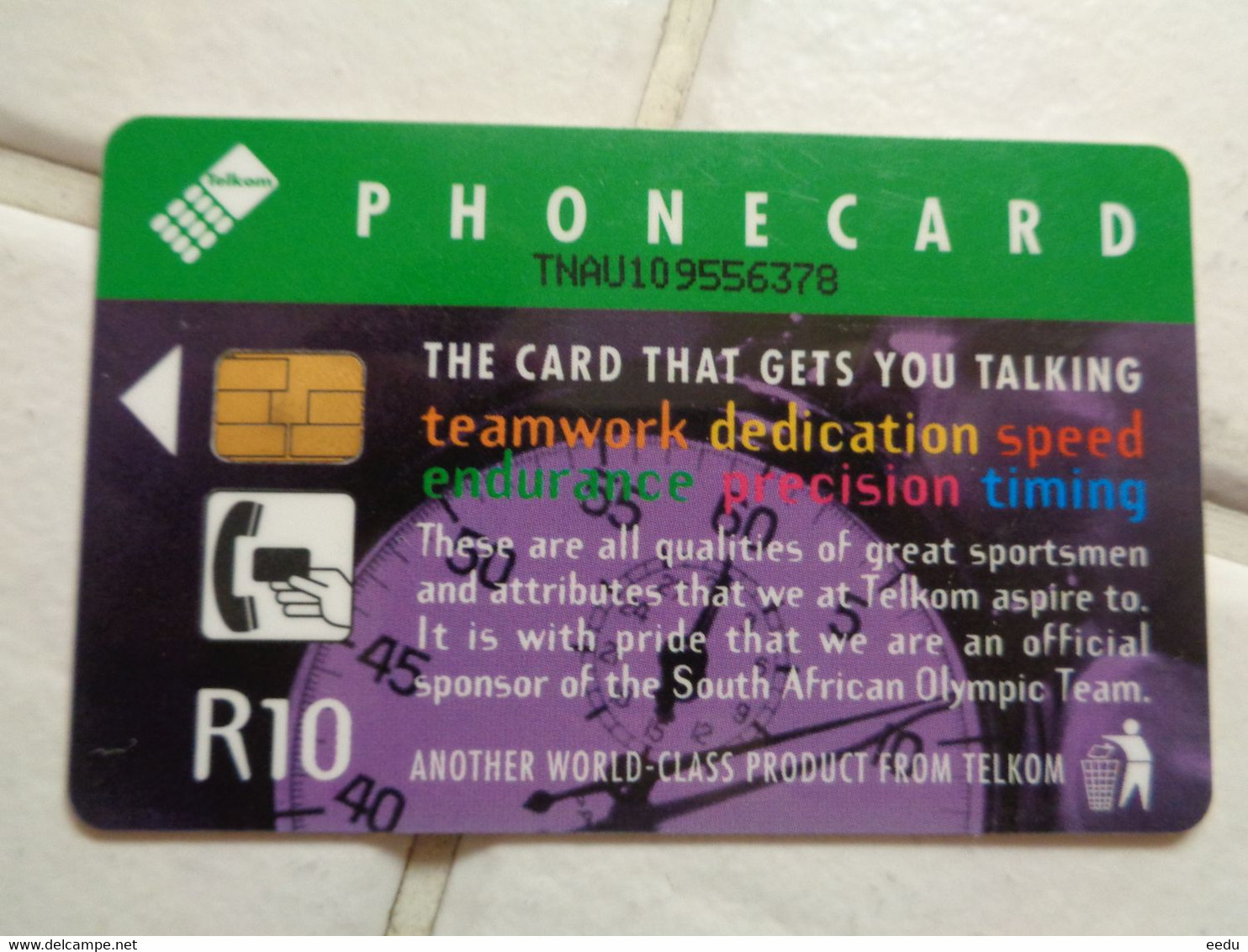 South Africa Phonecard - Juegos Olímpicos