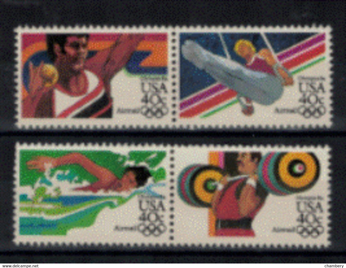 Etats-Unis - Poste Aérienne - "J.O. D'été à Los Angeles" - Série Neuve N° 95 à 98 De 1983 - 3b. 1961-... Nuovi