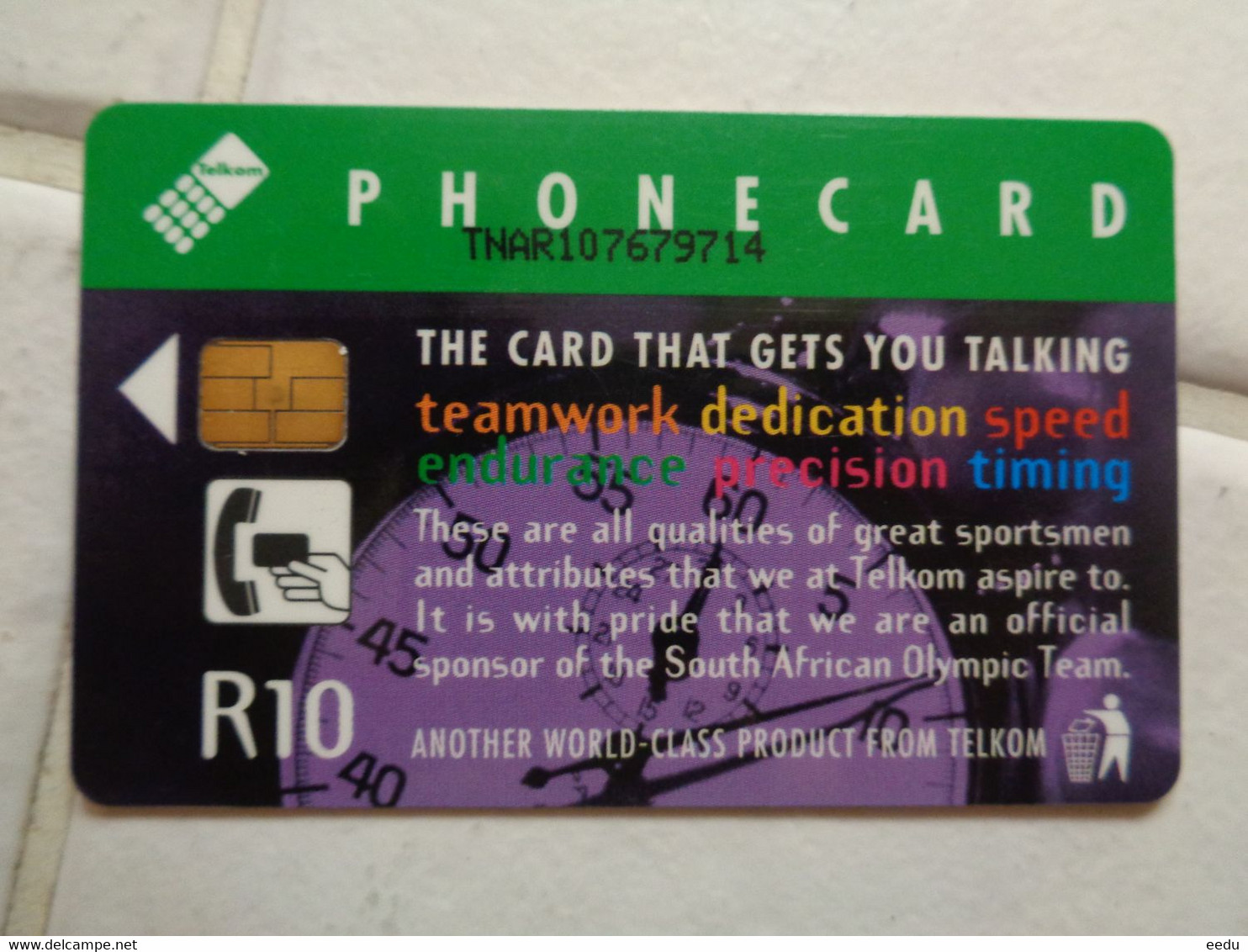 South Africa Phonecard - Olympic Games