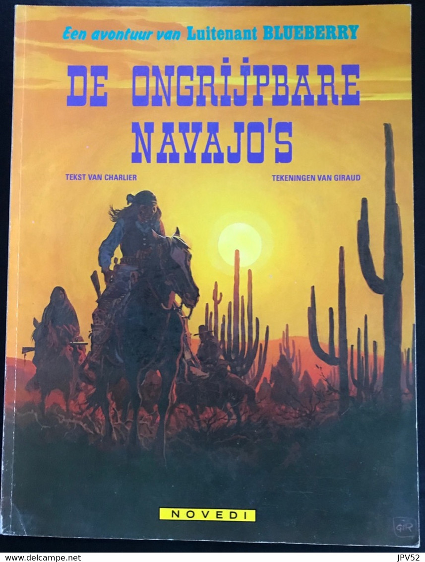 (491) Luitenant Blueberry - De Ongrijpbare Navajo's - 1982 - 48 Blz. - Charlier - Giraud - Blueberry