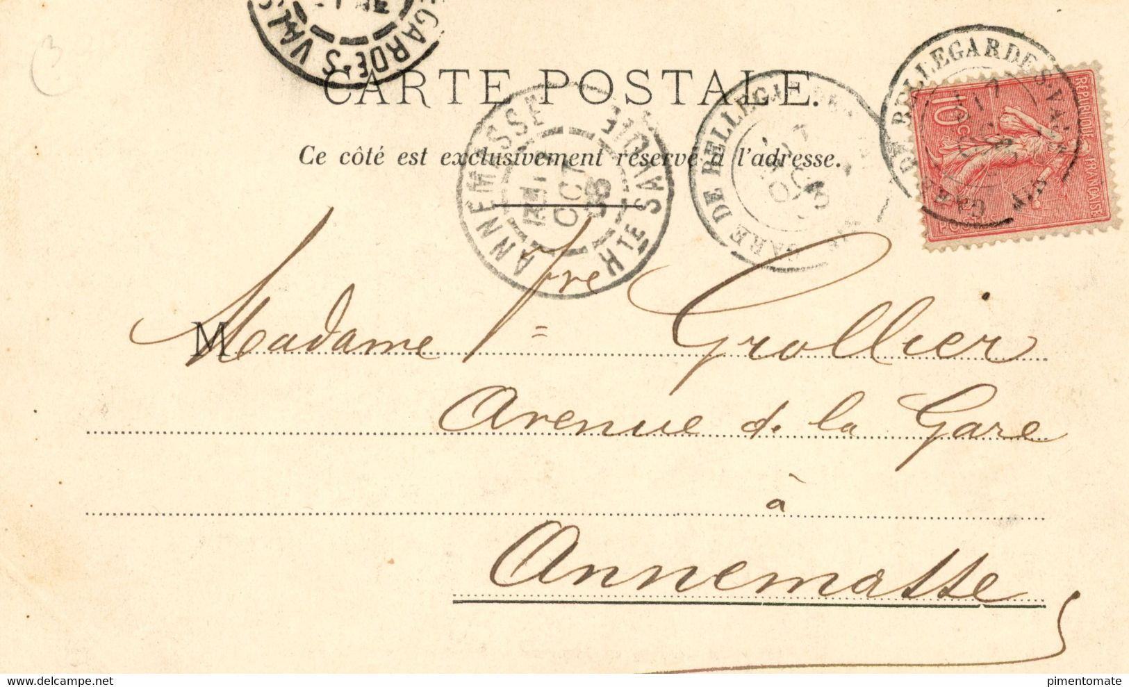 PASSERELLE D'ARLOD DANS LES ENVIRONS DE COUPY BELLEGARDE 1903 - Non Classés
