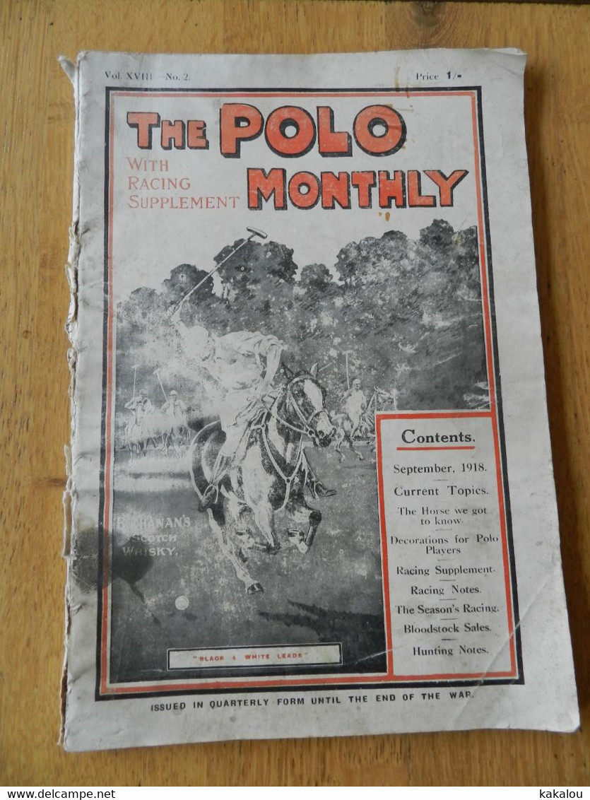 THE POLO MONTHLY - 1900-1949