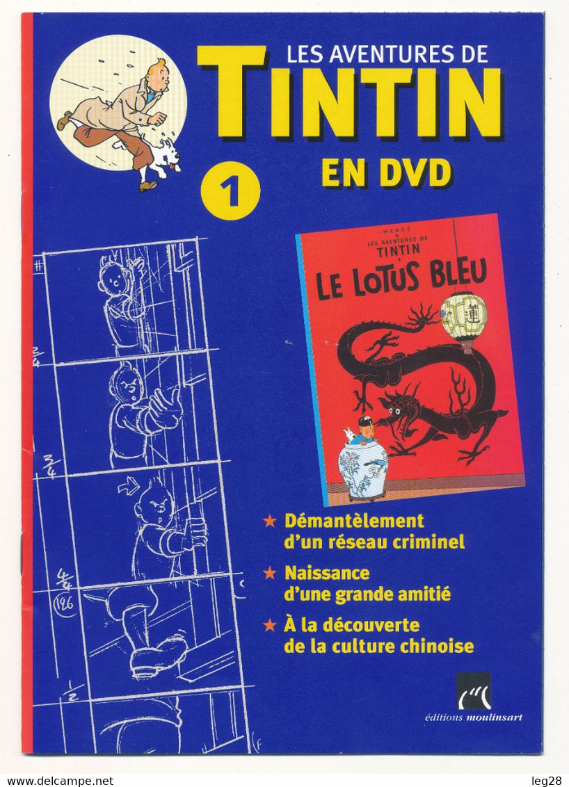 TINTIN  DVD - Affiches & Offsets