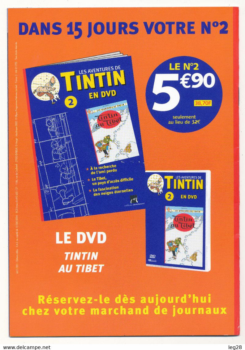 TINTIN  DVD - Affiches & Offsets