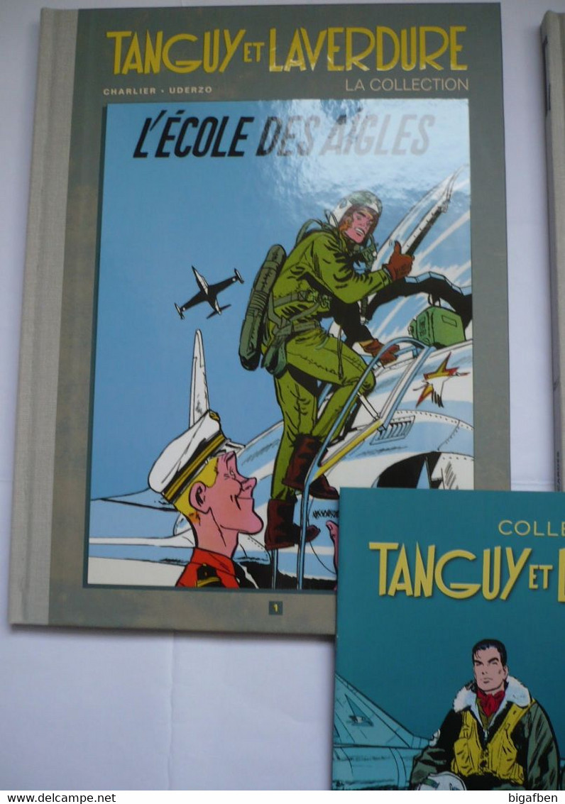 Lot 2 TANGUY ET LAVERDURE N°1 Et 2 Collection Hachette + Plaquette / Dos Toilé / TBE NEUF +++ / CHARLIER UDERZO - Tanguy Et Laverdure