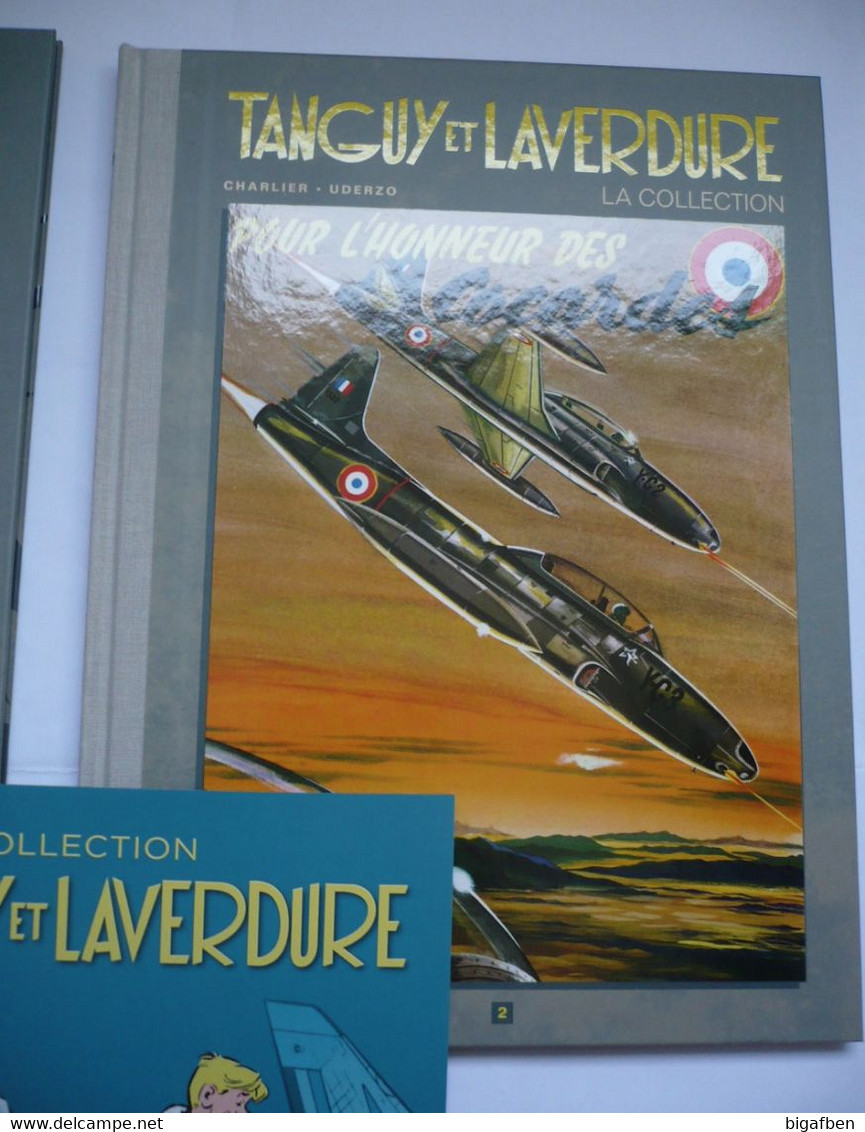 Lot 2 TANGUY ET LAVERDURE N°1 Et 2 Collection Hachette + Plaquette / Dos Toilé / TBE NEUF +++ / CHARLIER UDERZO - Tanguy Et Laverdure