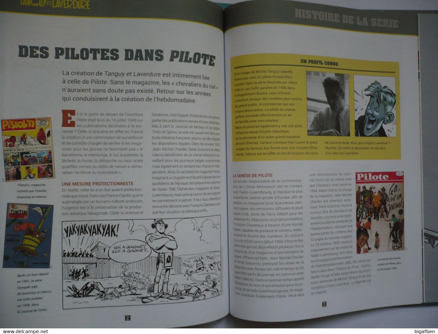 Lot 2 TANGUY ET LAVERDURE N°1 Et 2 Collection Hachette + Plaquette / Dos Toilé / TBE NEUF +++ / CHARLIER UDERZO - Tanguy Et Laverdure