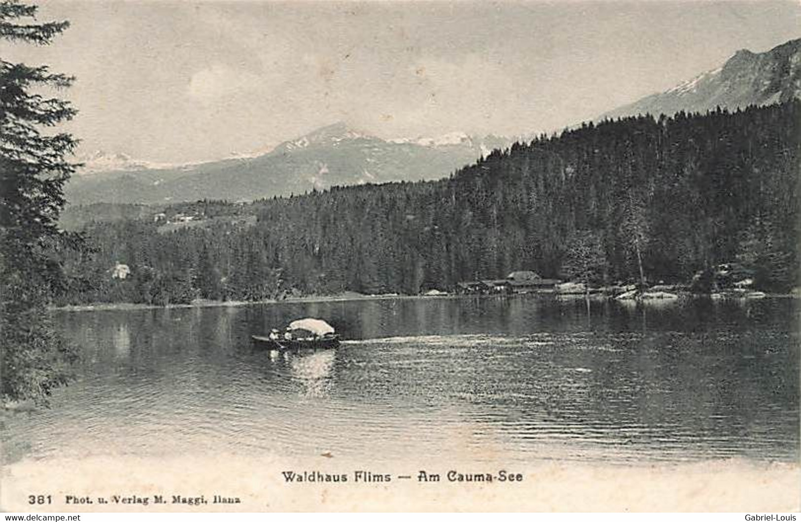 Waldhaus Flims Am Cauma-See 1911 - Flims