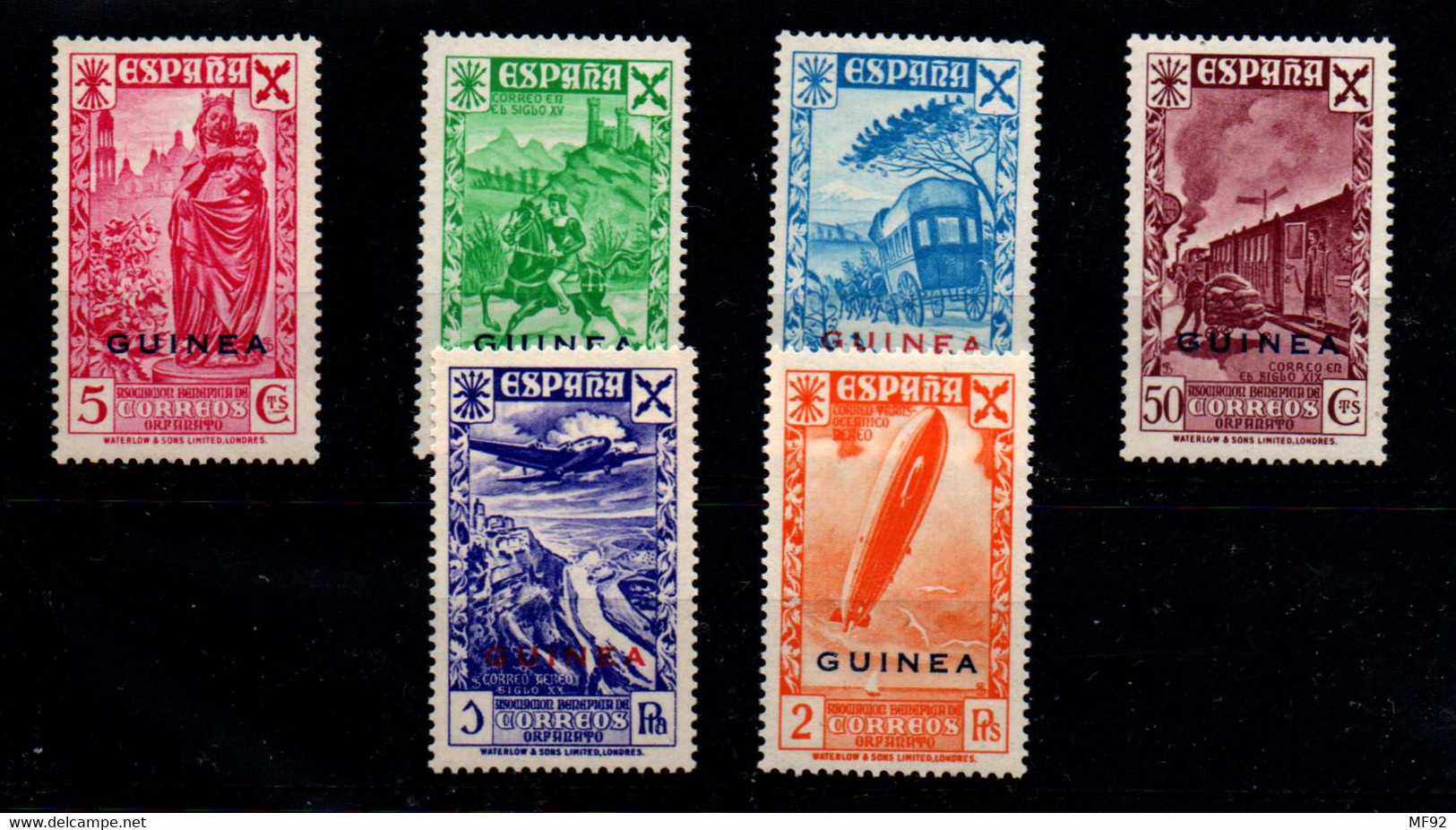 Guinea Española (Beneficencia) Nº 12/17. Año 1943 - Guinea Española