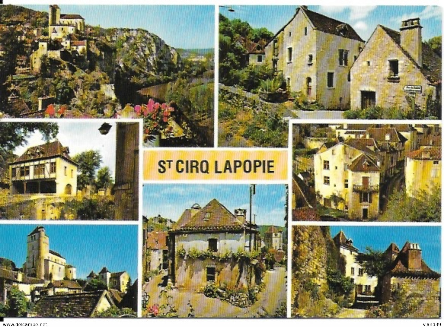 St Cirq Lapopie. -  Multi Vues. -  Non écrite - Saint-Cirq-Lapopie