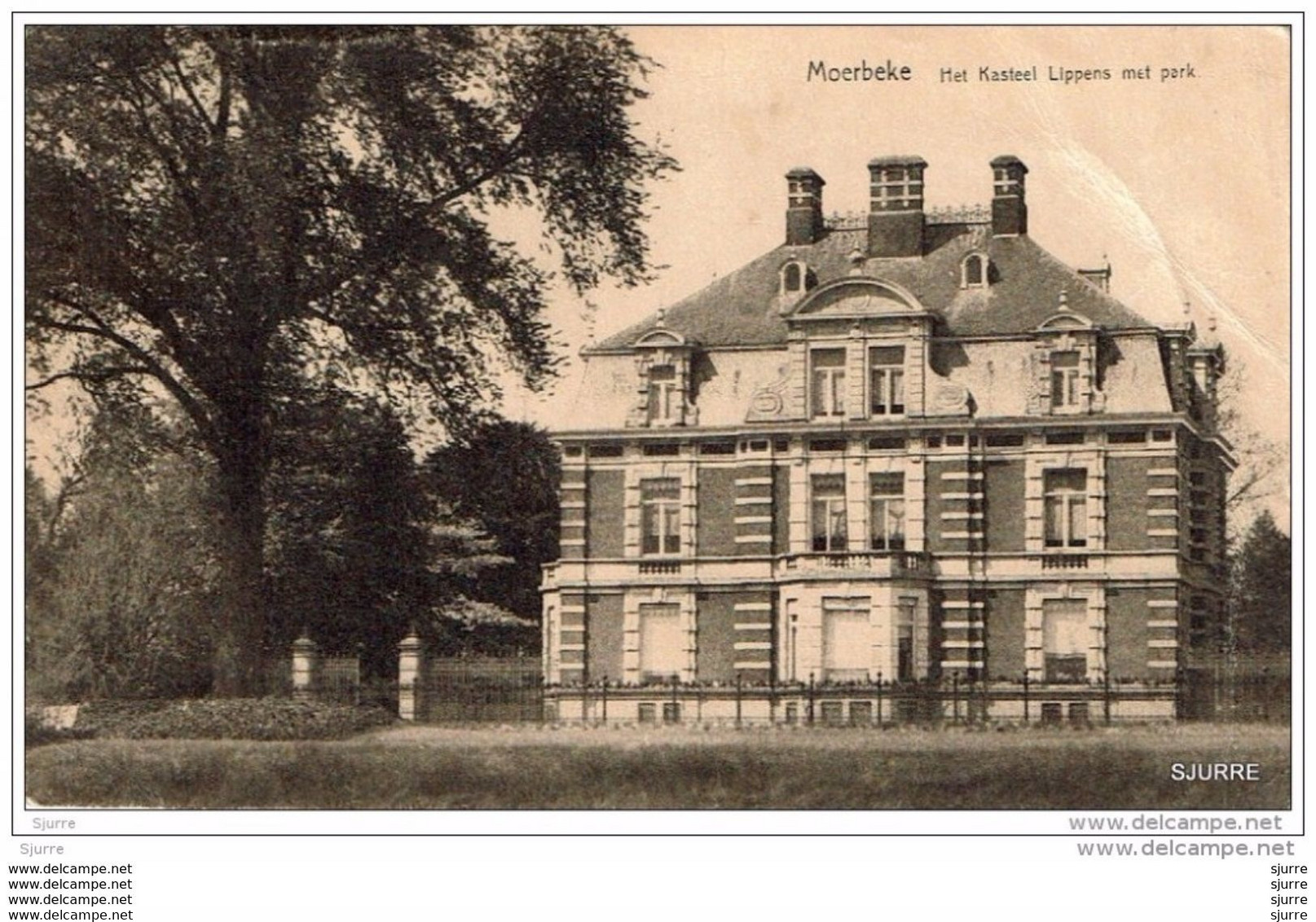 Moerbeke - Kasteel Lippens Met Park - Château - Mörbeke-Waas