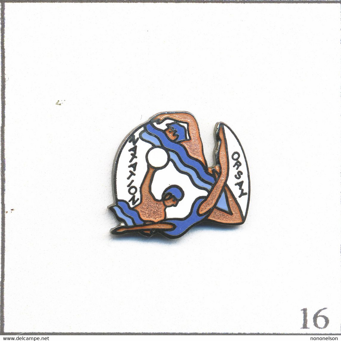 Pin's Sport - Jeux De Piscine / Club De Natation D’Orsay (91). Estampillé Devlop. EGF. T901-16 - Natation