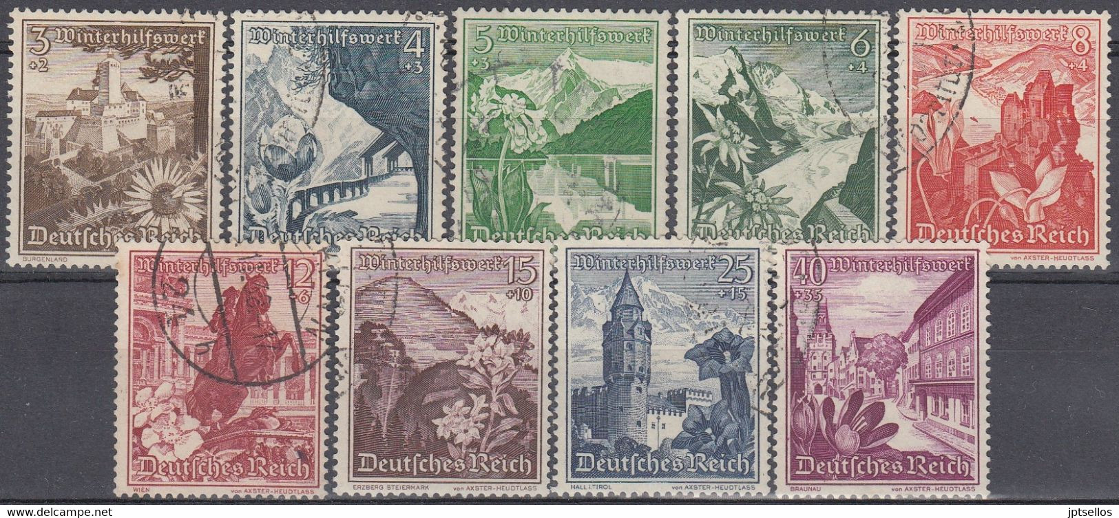 ALEMANIA IMPERIO 1938 Nº 616/624 USADO - Usati