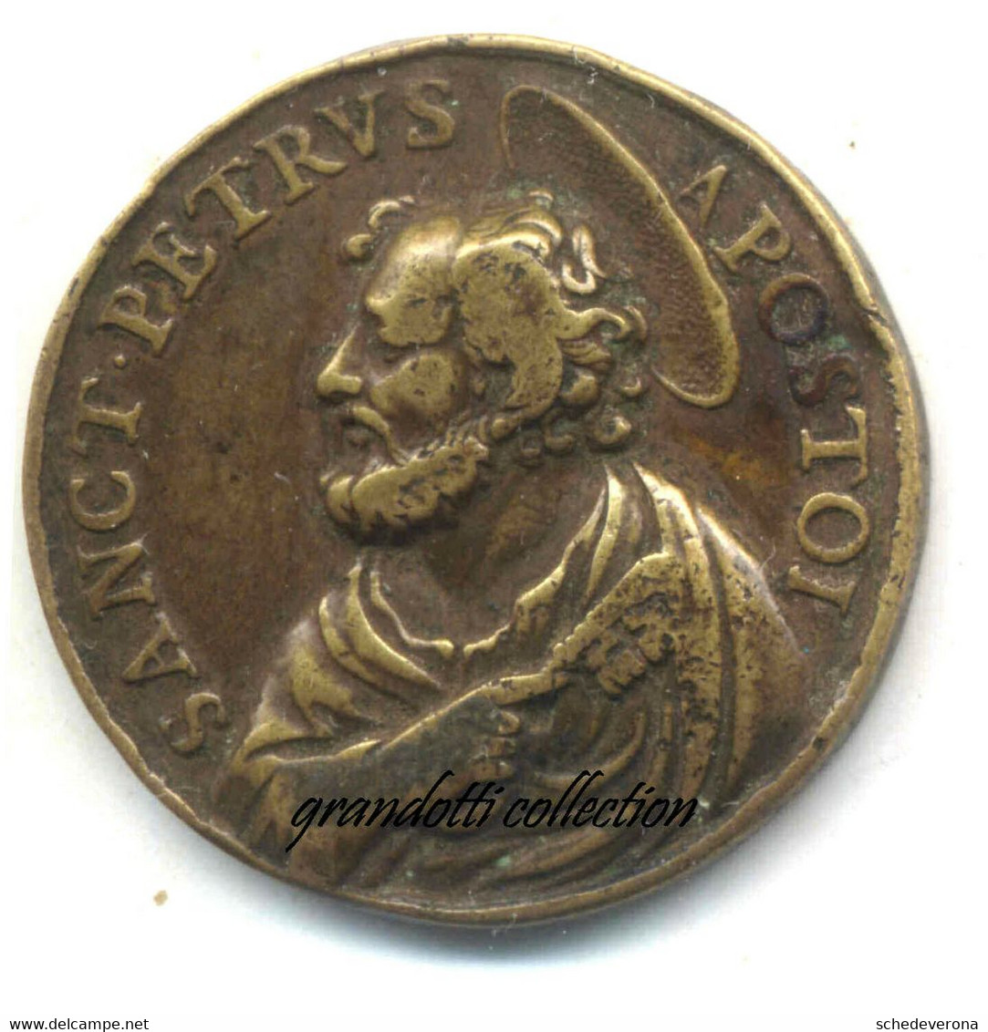 BENEDETTO XIII SAN PIETRO APOSTOLO MEDAGLIA GIUBILEO 1725 - Royaux/De Noblesse