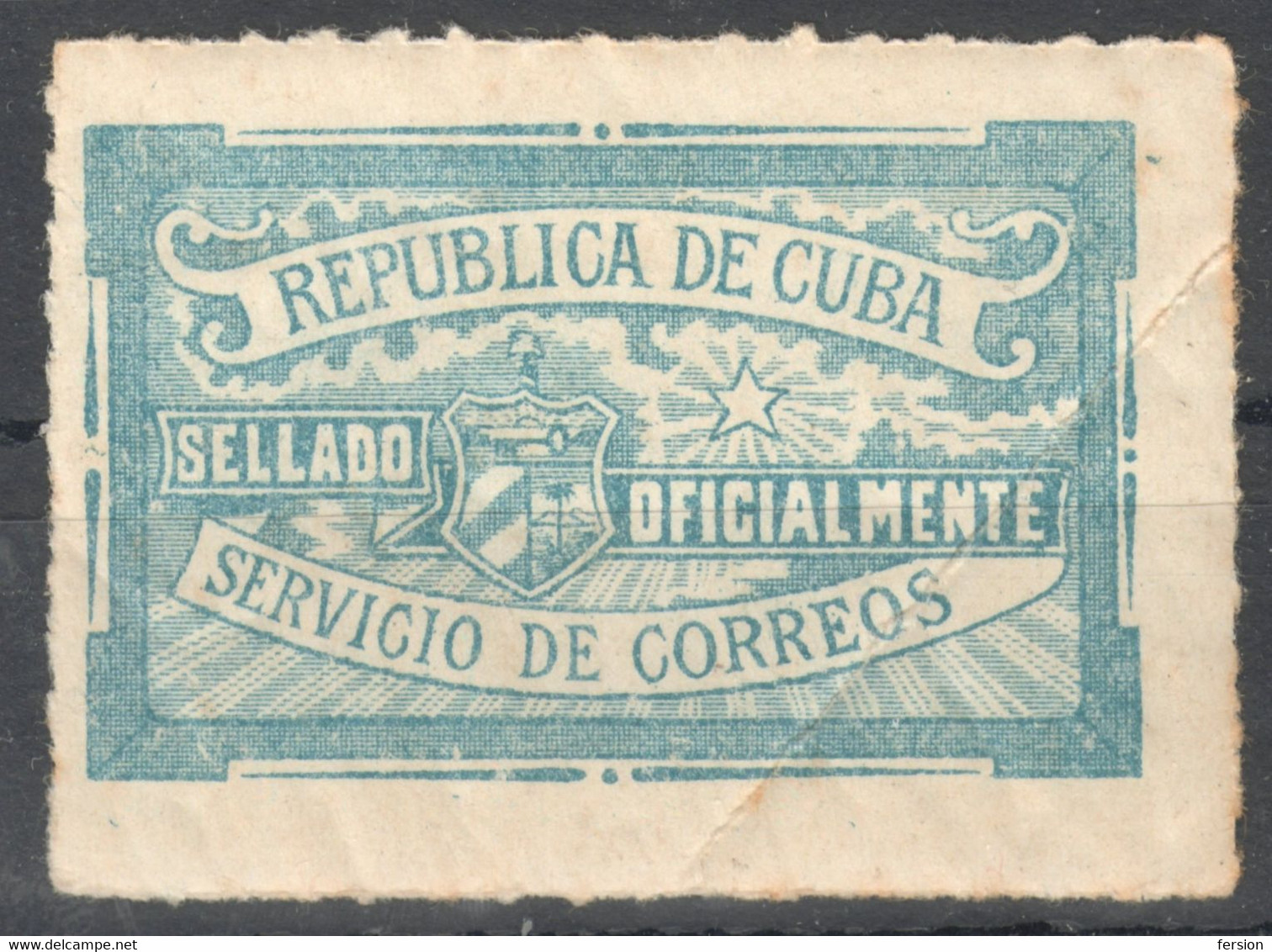 1915 CUBA - SERVICIO DE CORREOS - SELLADO OFICIALMENTE - MH - Gebruikt