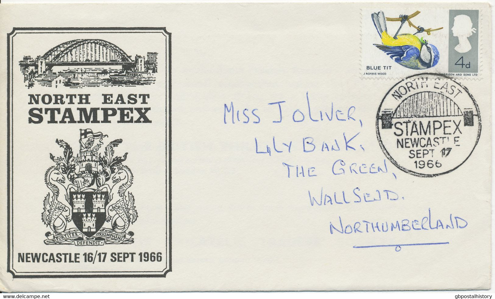 GB SPECIAL EVENT POSTMARKS PHILATELY 1966 North East Stampex Newcastle - Briefe U. Dokumente